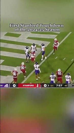 First & Last Stanford Cardinal Touchdown of the 2024-25 Season 🏈 #shorts