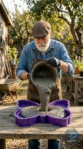 From Butterfly Mold to Stunning Garden Path – Grandpa DIY