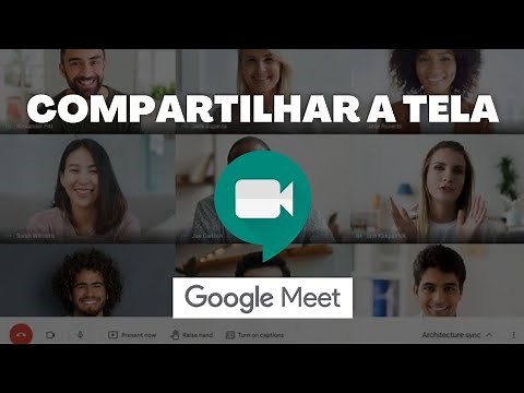 Como COMPARTILHAR A TELA no GOOGLE MEET?
