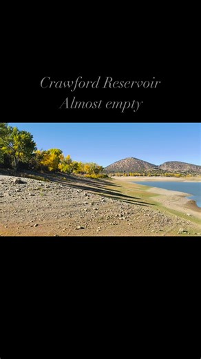 Beautiful Crawford Reservoir is almost empty. #Colorado #lakes | I Love Colorado | Facebook