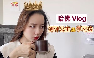哈佛Vlog |无痛学习一整天？ ｜羞耻的公主学习法到底有没有用？