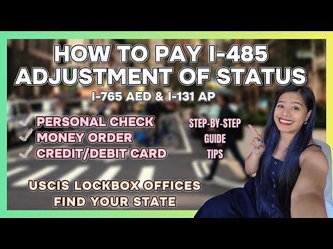 HOW TO PAY FOR I-485 AOS| USCIS LOCKBOX OFFICES FOR AOS|FORM G-1145 & G-1450 #foryou #aos #greencard