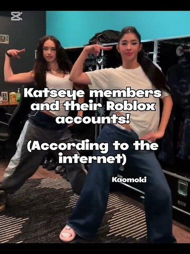 #katseye :: and their Roblox accounts! #roblox #lararaj