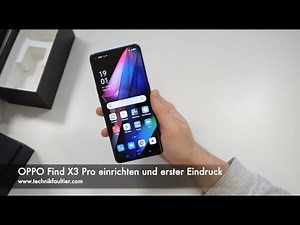 OPPO Find X3 Pro setup and first impression