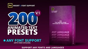 Download 200 Text Presets - aedownload.com
