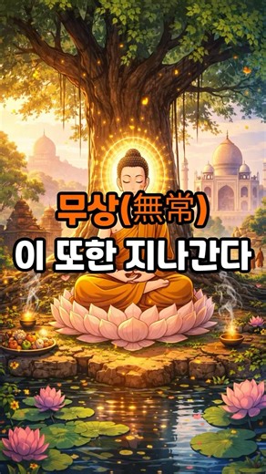 이 또한 지나가리라 #무상 無常 #불교철학 #부처님말씀 #인간관계 #삶의지혜 #명언 #스님