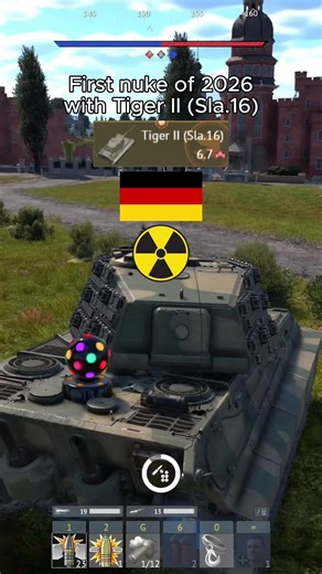First nuke of the year 🔥🔥#warthunder #germany #tanks #fyp #gaming