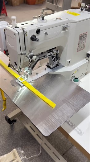 Rosy on Instagram: "430D bar tacking machine Brother motor, touch screen, which you can programmed pattern by customer themselves. Vertical bartack, horizontal bartack, BoxX sewing… Good for pet leashes, collars, hardness sewing. #21x #industrialsewing #sewing #sewsewsew #brothersewing"