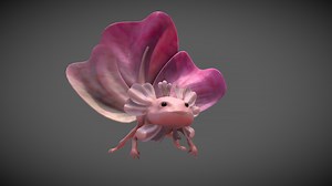 Axolotl creature mashup - 3D model by olf94
