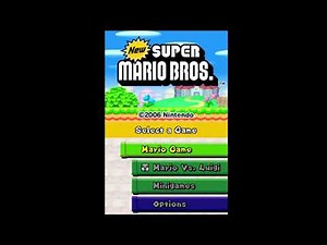 New Super Mario Bros Anti Piracy Screen