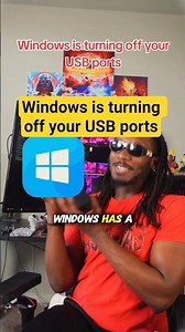 Windows is turning off your USB ports
