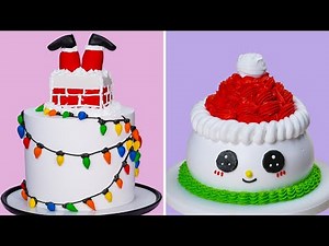 Merry Christmas Cake Decorating Ideas For Holiday | So Yummy Cake Decorating Recipes | Extreme Cake