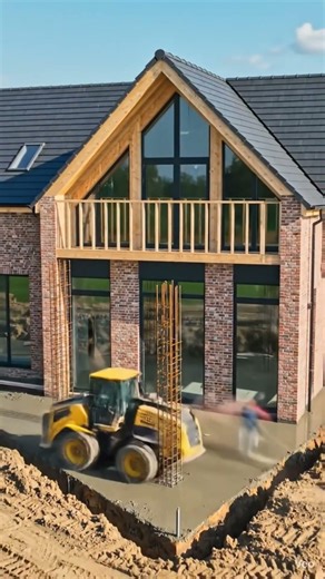 Building a countryside house #house #construction