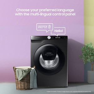 With the intuitive AI control panel of the new AI Ecobubble™️ washing machine, enjoy a personalised laundry experience. It also offers two different language options so that anyone in the household can operate it with ease. Bring one home today to experience simple, gentle, intelligent washing. http://spr.ly/6187Kymmc #Ecobubble #Samsung | Samsung