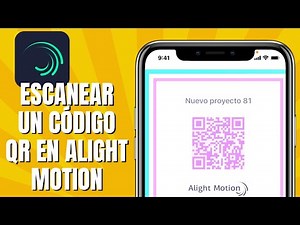 Cómo ESCANEAR Un Código QR En Alight Motion