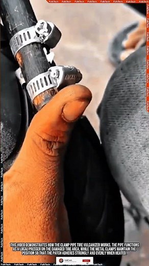 Clamp Pipe Tool: Simple Tire Vulcanizer Strong Neat Innovation #tool #tools #innovation