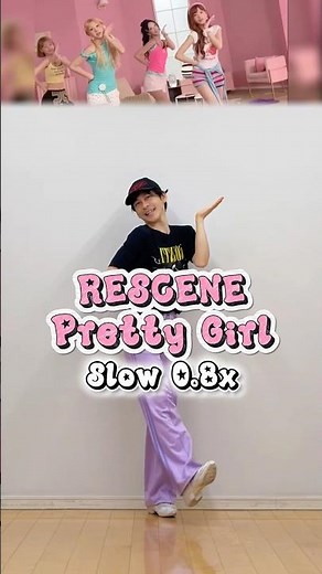 RESCENE 'Pretty Girl' Dance Tutorial Slow【0.8x Mirror】