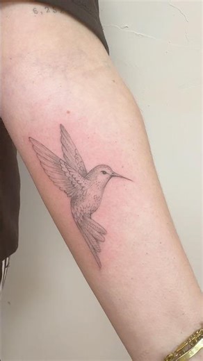 Hummingbird tattoo 🕊️🤍