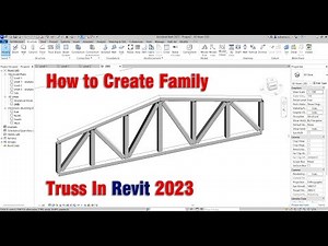 How to Create Family-Truss in Revit 2023