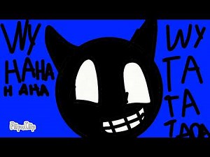 Cartoon cat Bad Karma animation ‪@HorrorSkunx‬