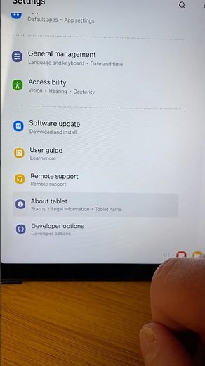 How to access Developer Options on Samsung Galaxy Tab A9 Plus