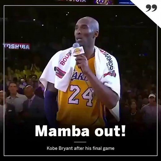 5.7K views · 215 reactions | "Mamba out!" Kobe delivered the perfect sign off after scoring 60 in his last game. | ESPN UK | Facebook