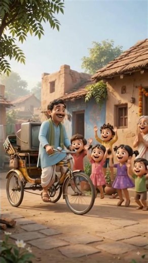 पार्ट 4 मामाआए मां को रक्षाबंधन पर टी वी गिफ्ट की ❤️❤️ #AIYes