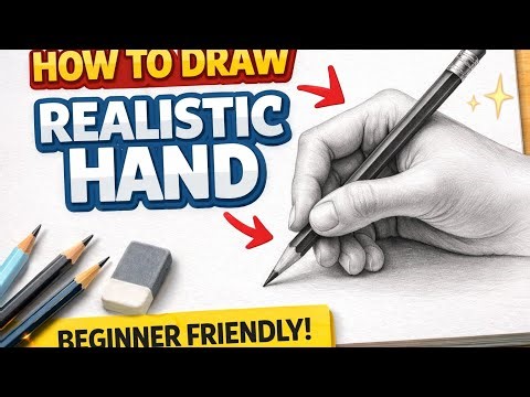 How to Draw a Hand Holding a Pen | Easy Step-by-Step Drawing Tutorial