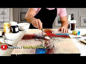 Mastering Textured Abstract Art: Stunning Acrylic Painting Tutorial for beginners