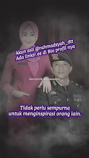 Tidak perlu sempurna #rahmadsyah_dtt