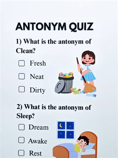 Challenge Your Knowledge with This Antonym Quiz