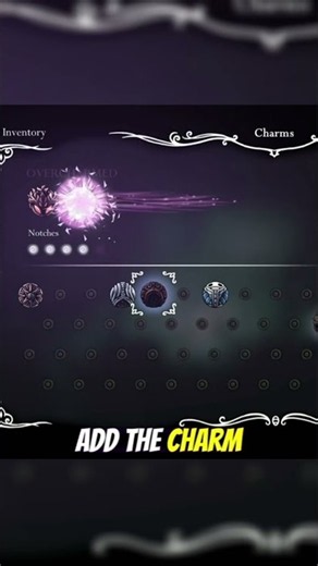 The SECRET WAY to Add Extra Charms in Hollow Knight #hollowknight #gaming