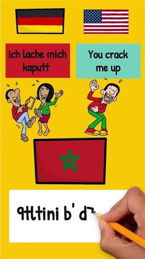 "You crack me up": in Moroccan Darija