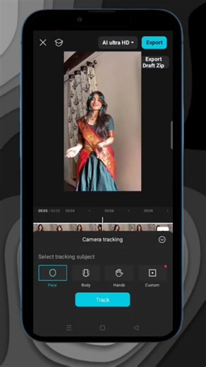 Camera Tracking in CapCut