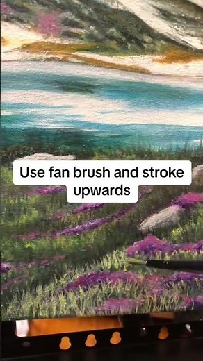How I paint realistic grass