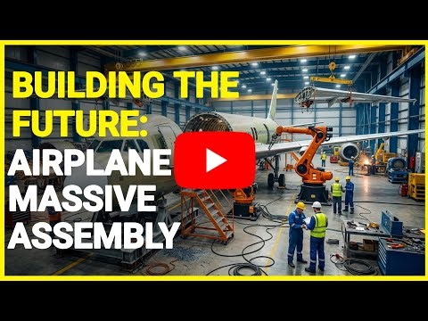 How To Airplanes Are Assembled | Inside a Real Aircraft Production Factory Step-by-Step