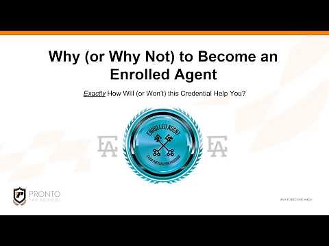 Why to Become an Enrolled Agent (EA)
