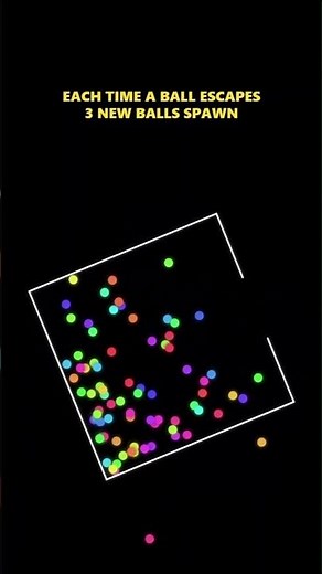 Will it crash? 300+ Balls vs Rotating Square