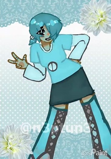 My human design of Jenny wakeman from my life as a teenage robot #antiai #speedpaint #cartoon#artist