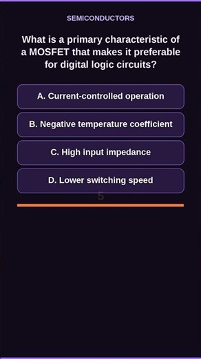 Why Digital Logic Uses MOSFETs