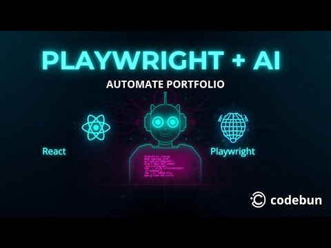 Automate Portfolio Website Using Playwright and AI #playwright