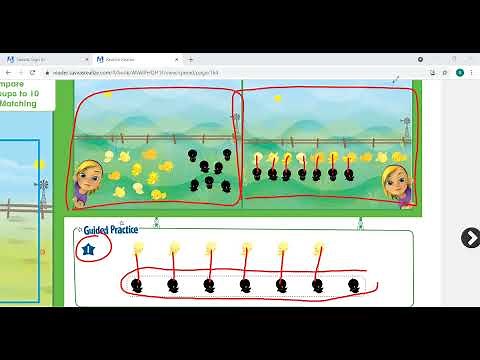 Kindergarten Math Lesson 4 -1 Compare Groups to 10 by Matching