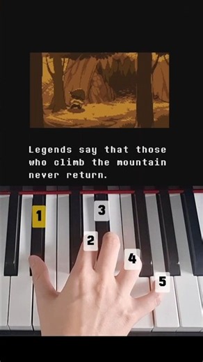 Undertale with just 5 notes 🎹 Easy Piano Tutorial