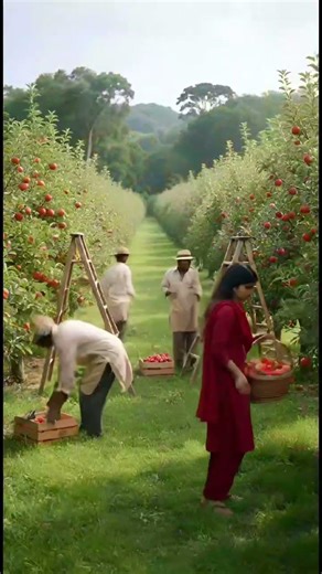 The Most Beautiful Apple Harvest Transformation You’ll Ever See 🍎✨