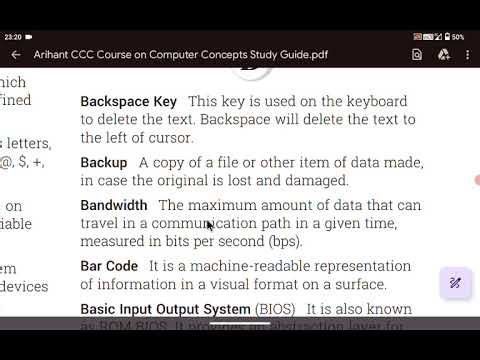 Important Computer Glossary (A To C) for CCC Course 2025 #ccc2025 #ccc #computereducation