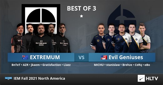 EXTREMUM vs Evil Geniuses at IEM Fall 2021 North America