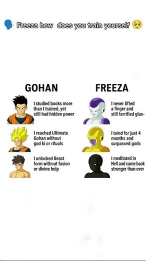 gohan is crying because of freeza 🥺📊#goku#shorts