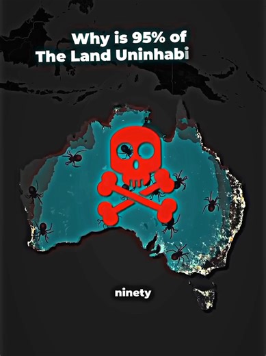 Australia is 99% empty #europe #worldfacts #unitedkingdom #australian