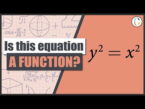 Does y2 = x2 Represent y as a Function of x?