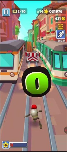 😳 1 Mistake = Game Over! Subway Surfers Shorts #shorts